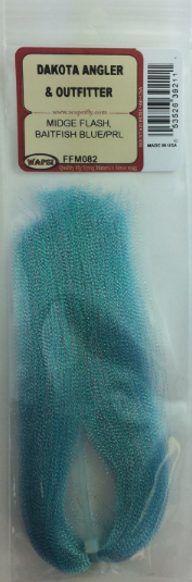 Wapsi Midge Flash Baitfish Blue Fly Tying Krystal