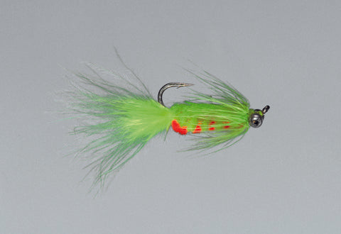 Mihulka's Crappie Special Chartreuse / 12 Flies