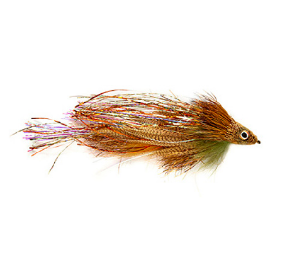 Mini D&D Streamer Orange/Olive / 4 Flies