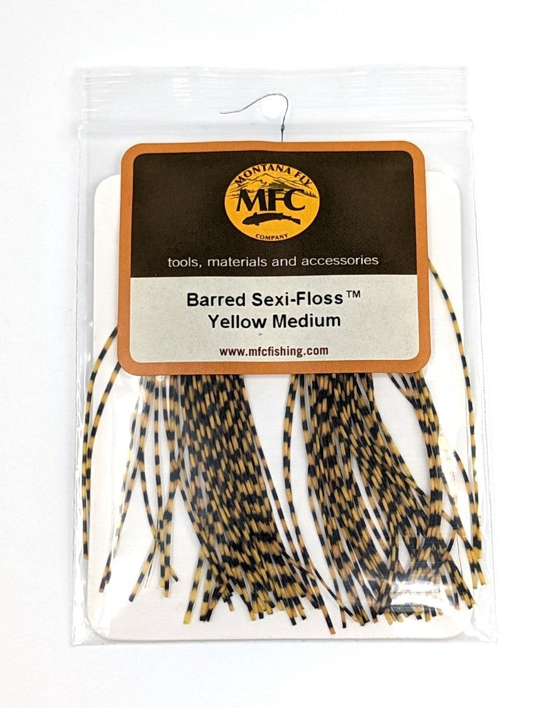 Montana Fly Barred Sexi-Floss Yellow / Small Rubber Legs