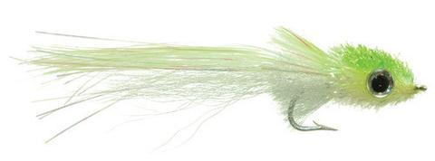 Murdich Minnow size 1/0 Chart/White Warmwater Flies