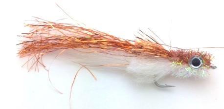 Murdich Minnow size 1/0 Copper/White Warmwater Flies