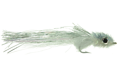 Murdich Minnow size 1/0 Gray/White Warmwater Flies