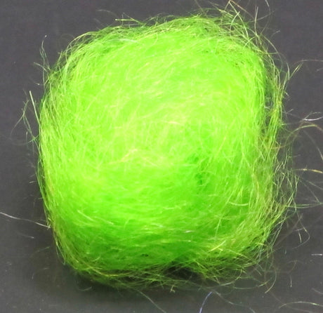 Nature's Spirit African Goat Dubbing Fluorescent Chartreuse Dubbing