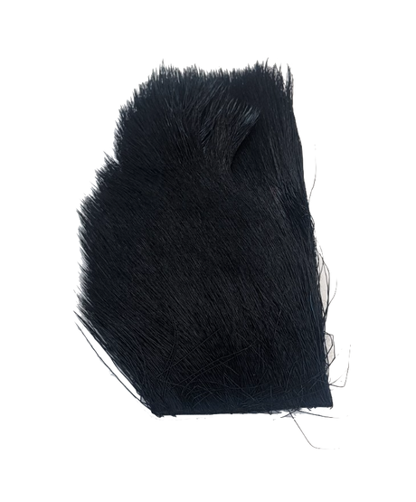 Nature's Spirit All Purpose Deer Hair 2" x 3" Black Hair, Fur