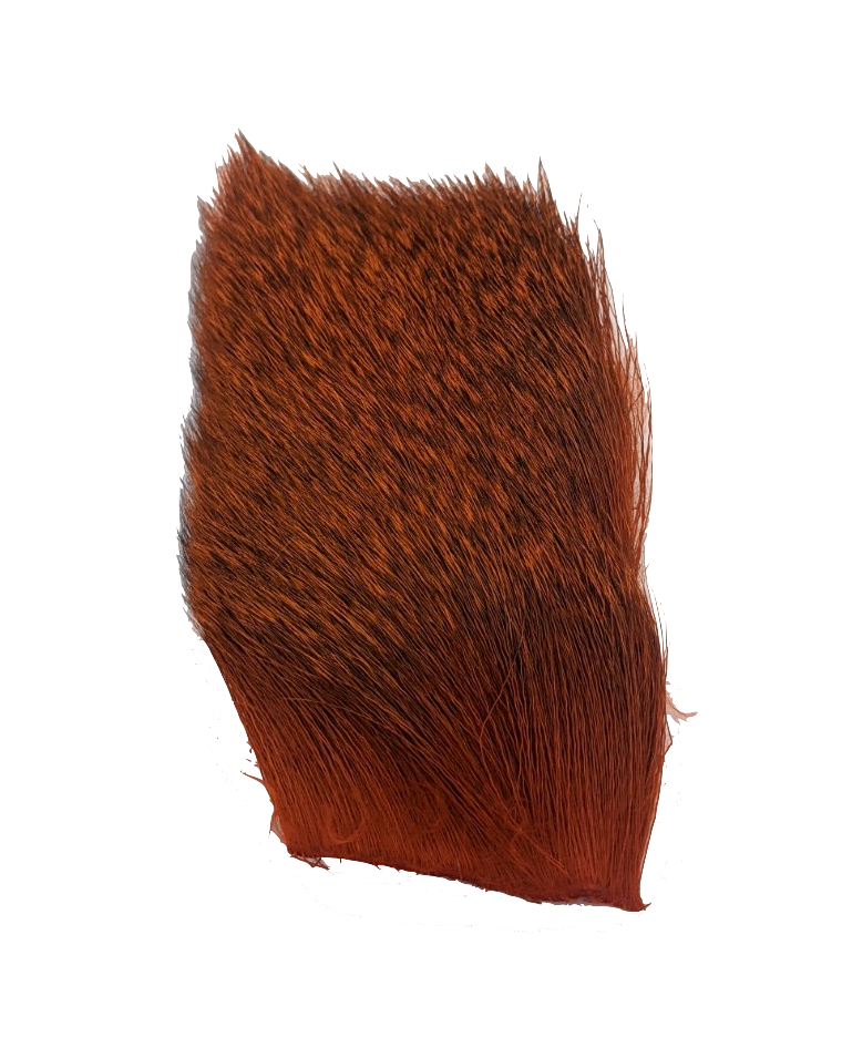 Nature's Spirit All Purpose Deer Hair 2" x 3" Orange Hair, Fur