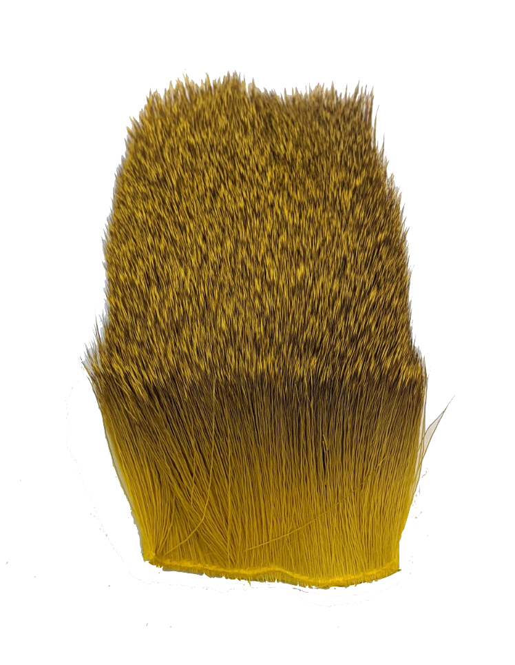 Nature's Spirit All Purpose Deer Hair 2" x 3" Yellow Hair, Fur