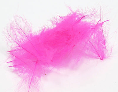 Nature's Spirit Duck Cul De Canard Feathers CDC Fl Hot Pink
