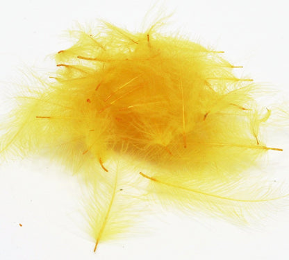 Nature's Spirit Duck Cul De Canard Feathers CDC Sulphur Orange