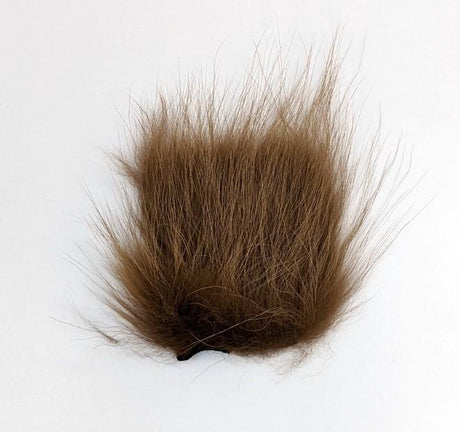 Nature's Spirit Dyed Coyote Premium Wing Fur Brown Hair, Fur