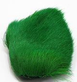 Nature's Spirit Dyed Deer Belly Hair Green