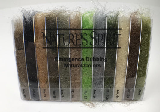 Nature's Spirit Emergence Dubbing Dispenser - 12 Colors Natural Dubbing