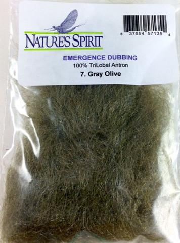 Nature's Spirit Emergence Dubbing Grey Olive Dubbing