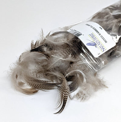 Nature's Spirit Mixed Flanks - Natural Assortment Saddle Hackle, Hen Hackle, Asst. Feathers
