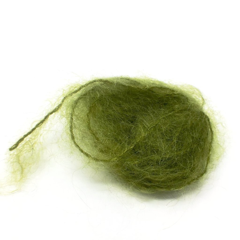 Nature's Spirit Mohair Leech Yarn Olive 