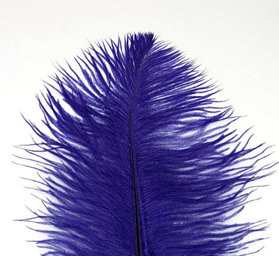 Nature's Spirit Ostrich Plume 10-12" Purple Saddle Hackle, Hen Hackle, Asst. Feathers