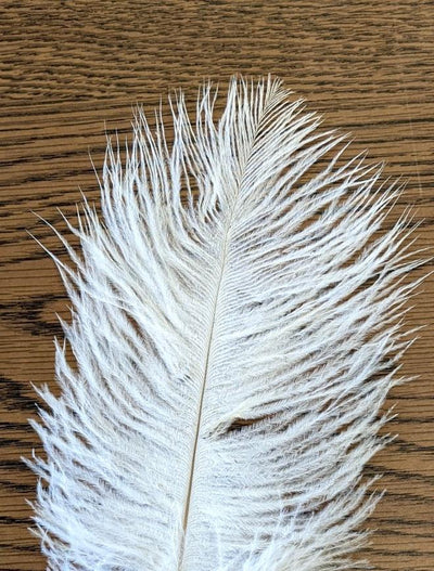 Nature's Spirit Ostrich Plume White Saddle Hackle, Hen Hackle, Asst. Feathers