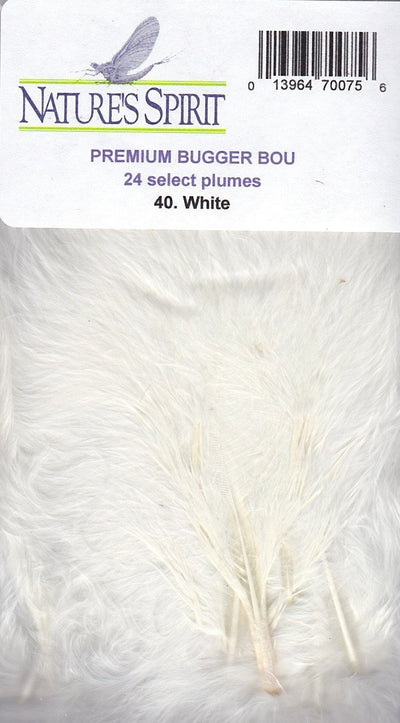 Nature's Spirit Premium Bugger Marabou White