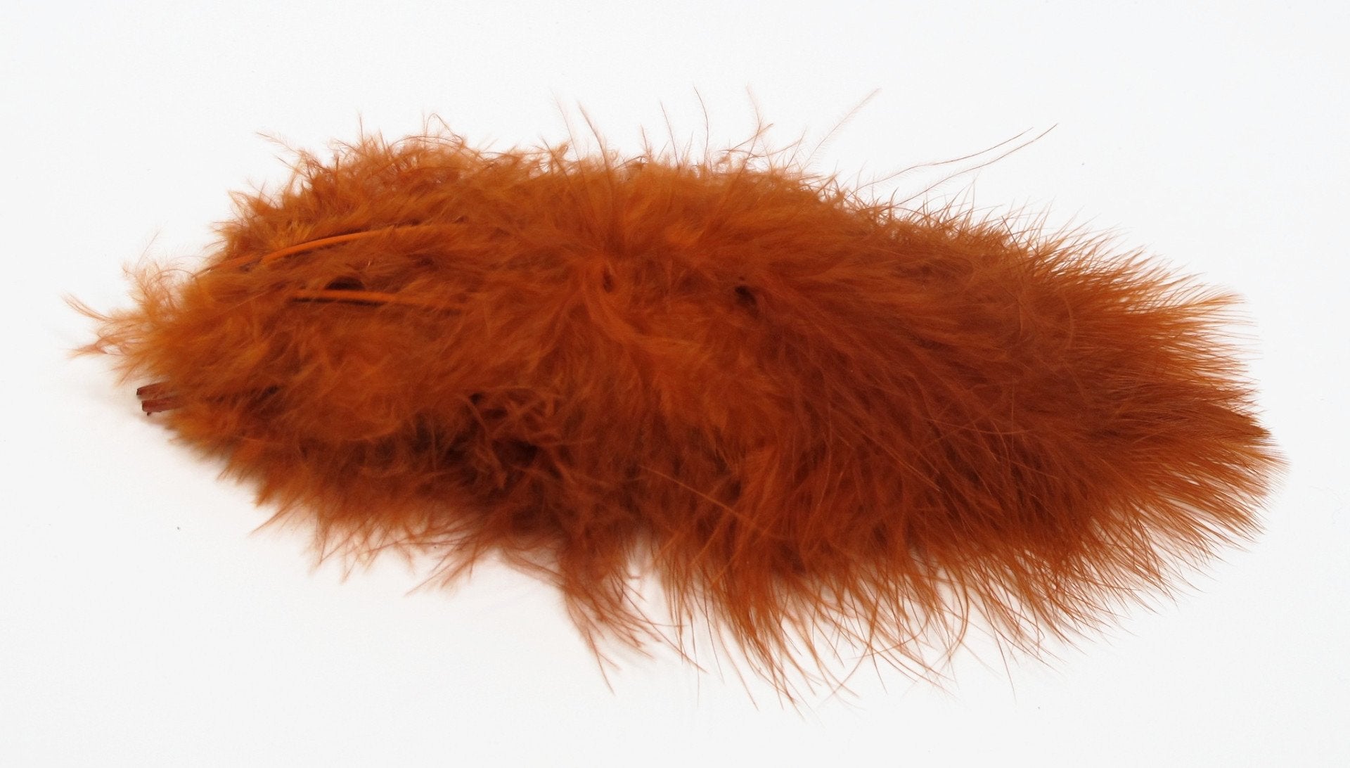 Nature's Spirit Prime Long Marabou 10 Plumes 5-8" Crawdad Orange Saddle Hackle, Hen Hackle, Asst. Feathers