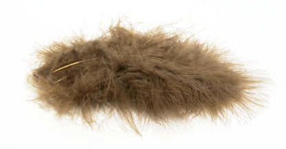 Nature's Spirit Prime Long Marabou 10 Plumes 5-8" Tan Saddle Hackle, Hen Hackle, Asst. Feathers