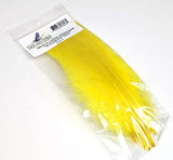 Nature's Spirit Select Goose Shoulder - 6 Extra Large Select Feathers Fl Yellow Saddle Hackle, Hen Hackle, Asst. Feathers