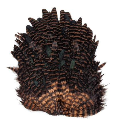 Nature's Spirit Select Hen Saddle Grizzly Brown Saddle Hackle, Hen Hackle, Asst. Feathers