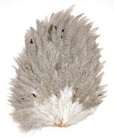 Nature's Spirit Select Hen Saddle Natural Watery Dun Saddle Hackle, Hen Hackle, Asst. Feathers