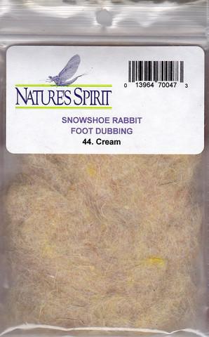 Nature's Spirit Snowshoe Rabbit Foot Dubbing Dubbing