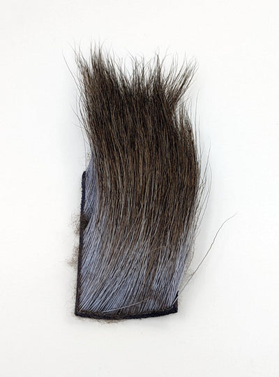 Nature's Spirit Speckled Moose Body Hair 2" x 3" Medium Dun Hair, Fur