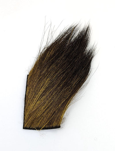 Nature's Spirit Speckled Moose Body Hair 2" x 3" Olive Hair, Fur