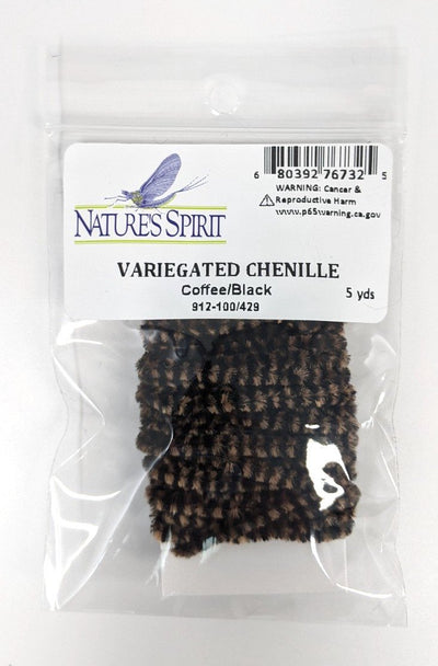 Nature's Spirit Variegated Chenille Coffee/Black Chenilles, Body Materials