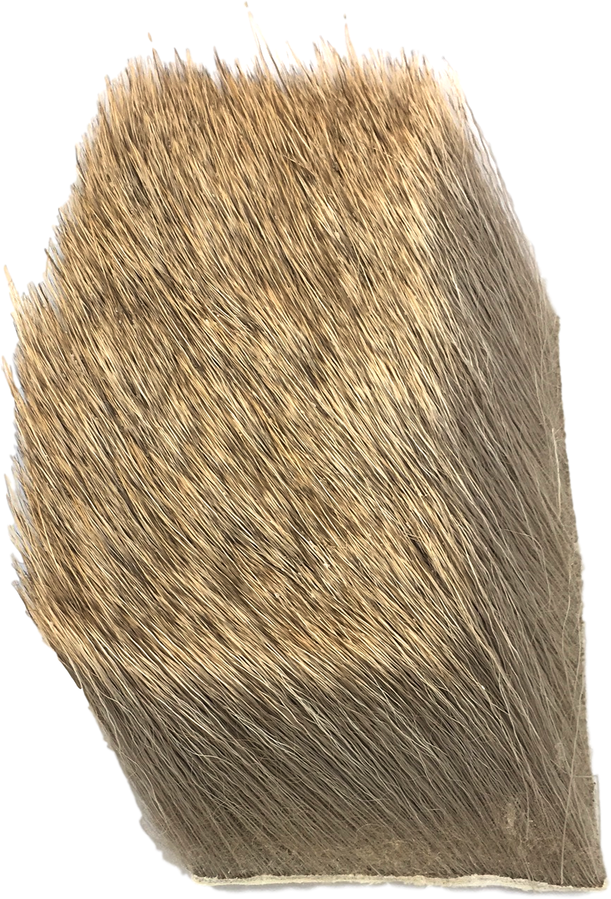 Nature's Spirit Yearling Elk Hair 2" x 3" Natural Hair, Fur