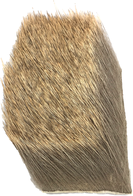 Nature's Spirit Yearling Elk Hair 2" x 3" Natural Hair, Fur