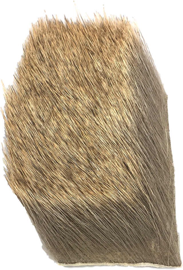 Nature's Spirit Yearling Elk Hair 2" x 3" Natural Hair, Fur