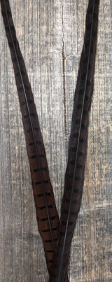 Nature's Sprit Ringneck Pheasant Center Tails Brown Saddle Hackle, Hen Hackle, Asst. Feathers