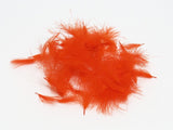 Natures Spirit Cul de Canard CDC Tufts Hot Orange Saddle Hackle, Hen Hackle, Asst. Feathers