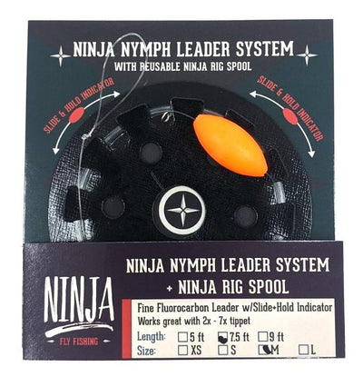 Ninja Indicator Leaders 7.5' Orange / Medium Leaders & Tippet