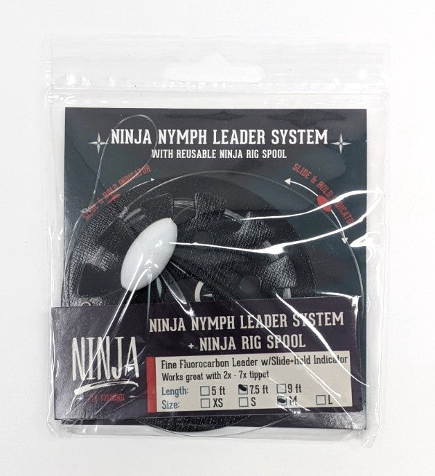 Ninja Indicator Leaders 7.5' White / Medium Leaders & Tippet