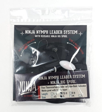Ninja Indicator Leaders 7.5' White / Small Leaders & Tippet