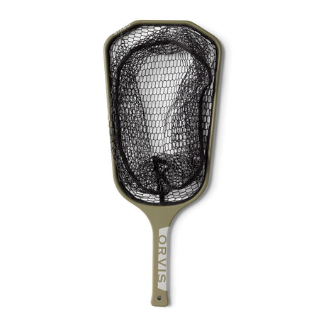 Orvis Wide Mouth Hand Net Dusty Olive Landing Net