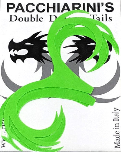 Pacchiarini's Double Dragon Tails Fl Chartreuse Legs, Wings, Tails