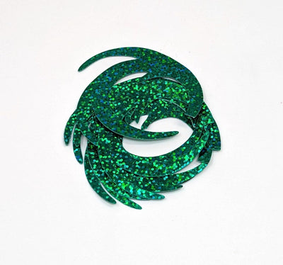 Pacchiarini's Dragon Tails Holo Green / XL Legs, Wings, Tails
