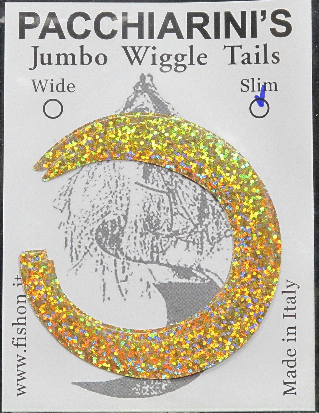 Pacchiarini's Jumbo Slim Wiggle Tails Holo Gold