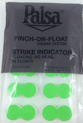 Palsa Stick-On Strike Indicators Fl. Chartreuse Strike Indicators