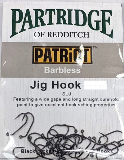 PARTRIDGE PATRIOT Double Fly Hooks Code CS16/2B in Black 10 per Packet