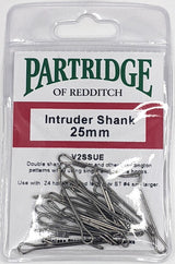 Partridge V2SS Intruder Shanks 20 Pack 25 mm Hooks