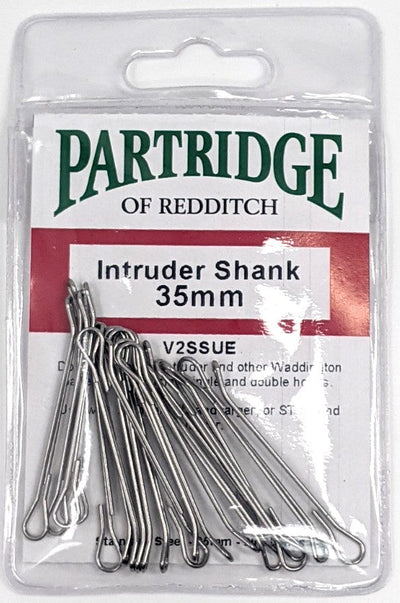 Partridge V2SS Intruder Shanks 20 Pack 35 mm Hooks