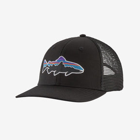 Patagonia Fitz Roy Trout Trucker Hat Black Hats, Gloves, Socks, Belts