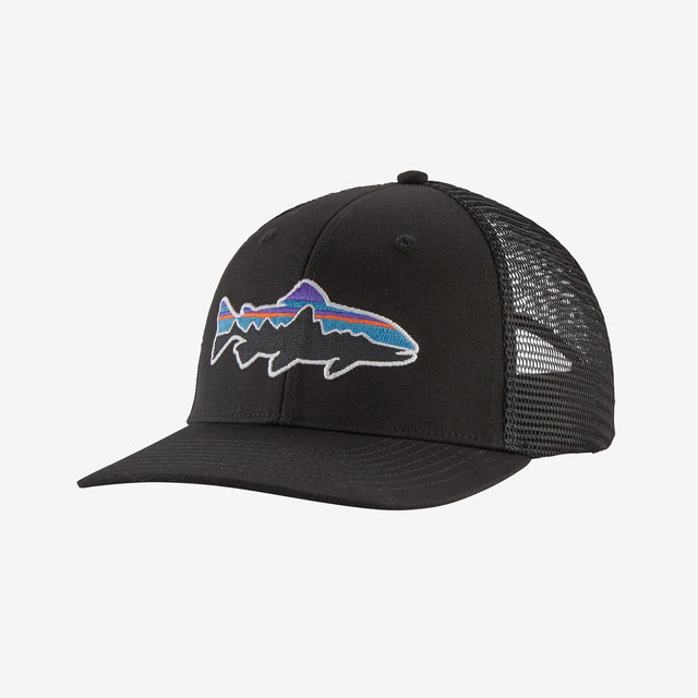 Patagonia Fitz Roy Trout Trucker Hat Black Hats, Gloves, Socks, Belts