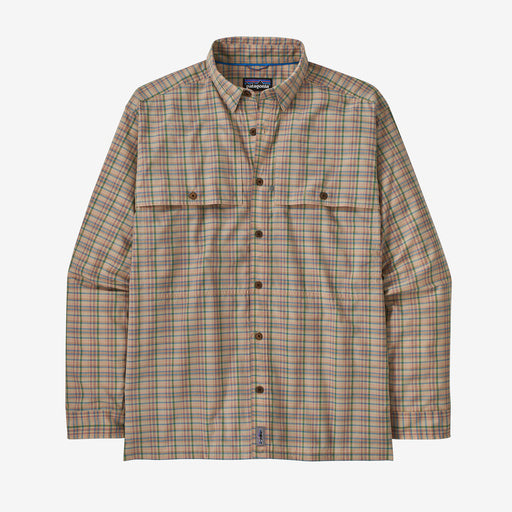 Patagonia Island Hopper Long Sleeve Shirt Down river: Natural / M Sportswear